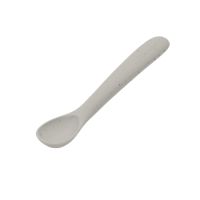 Lingurita din silicon pentru primele mese ale bebelusului Platinum, Sand, 6 luni+, Kikka Boo