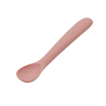Lingurita din silicon pentru primele mese ale bebelusului Platinum, Blush, Kikka Boo