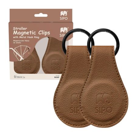 Clipsuri magnetice, Maro, 2 bucati, Sipo