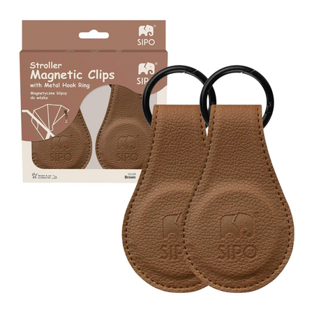 Clipsuri magnetice, Maro, 2 bucati, Sipo