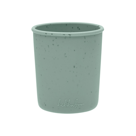 Set complet din silicon pentru mesele bebelusului Platinum, Sage Green, 6 luni+, 5 piese, Kikka Boo 743455