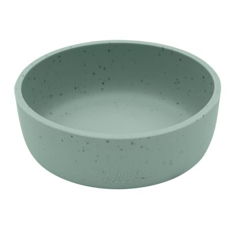 Set complet din silicon pentru mesele bebelusului Platinum, Sage Green, 6 luni+, 5 piese, Kikka Boo 743456