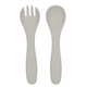 Set complet din silicon pentru mesele bebelusului Platinum, Sand, 5 piese, Kikka Boo 743468