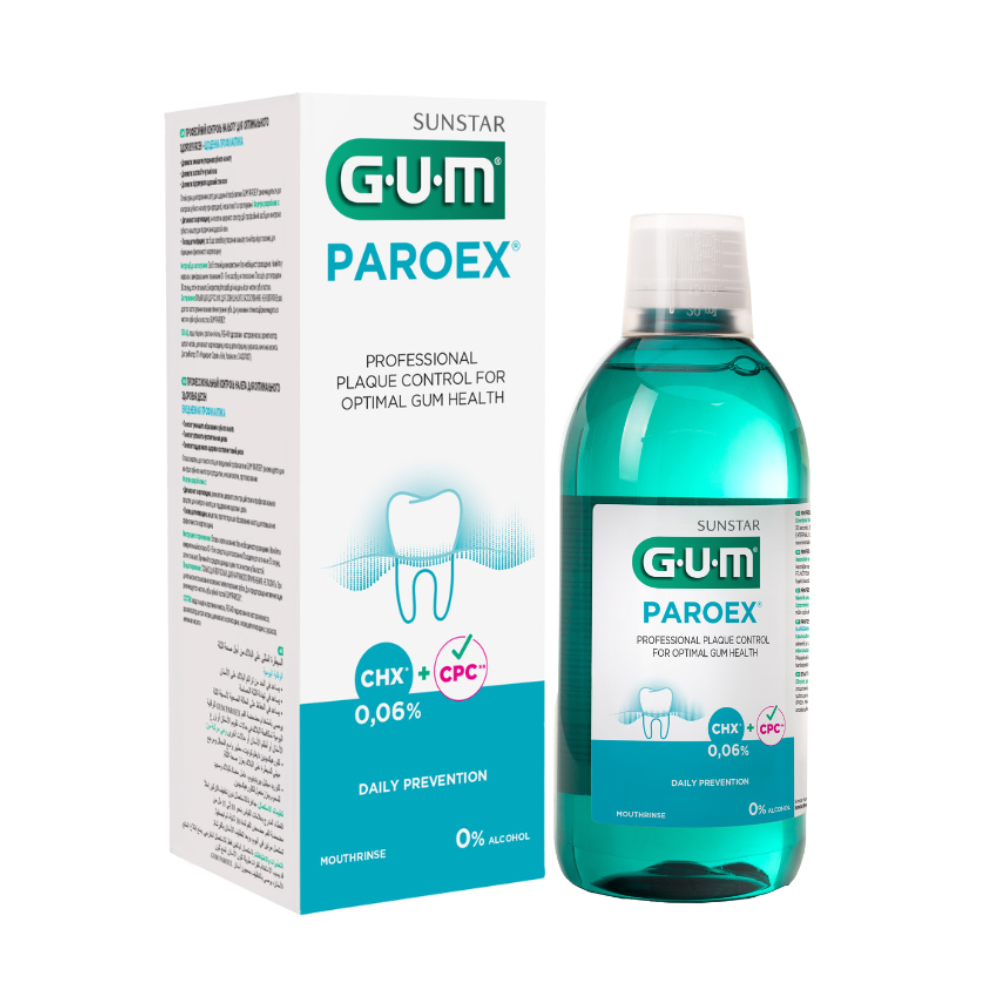 Apa de gura Paroex preventie zilnica, 500 ml, Sunstar Gum