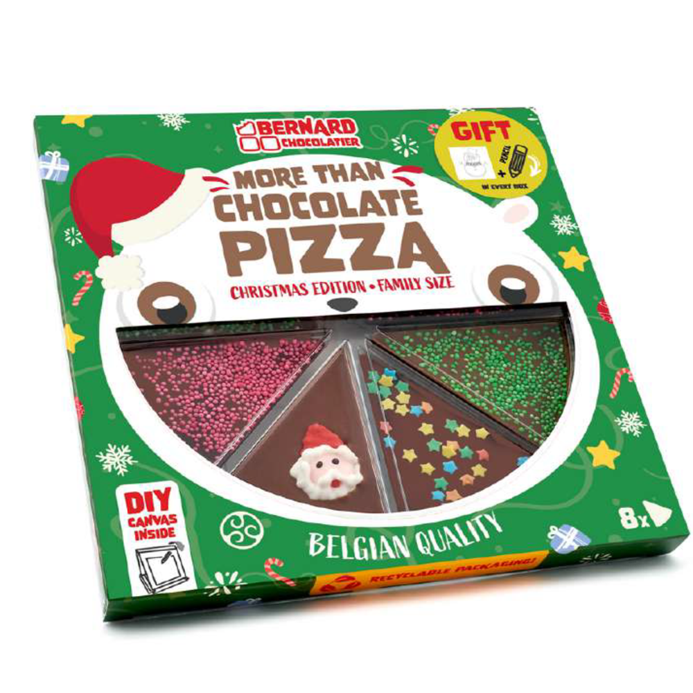 Ciocolata belgiana cu lapte Christmas Edition, 105 g, Bernard Chocolatier