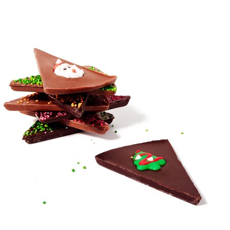 Ciocolata belgiana cu lapte Christmas Edition, 105 g, Bernard Chocolatier 743542