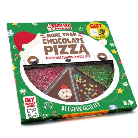 Ciocolata belgiana cu lapte Christmas Edition, 105 g, Bernard Chocolatier