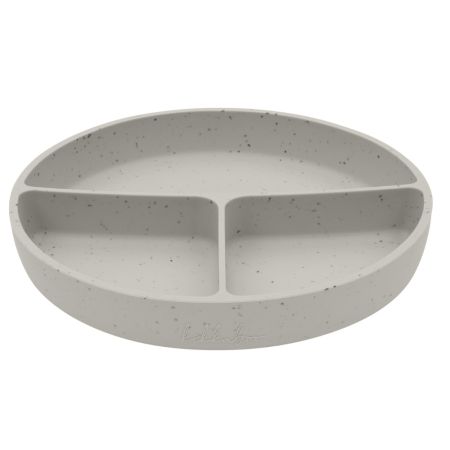 Farfurie pentru bebelusi cu compartimente si baza cu ventuza, Sand, 600 ml, Kikka Boo 743566