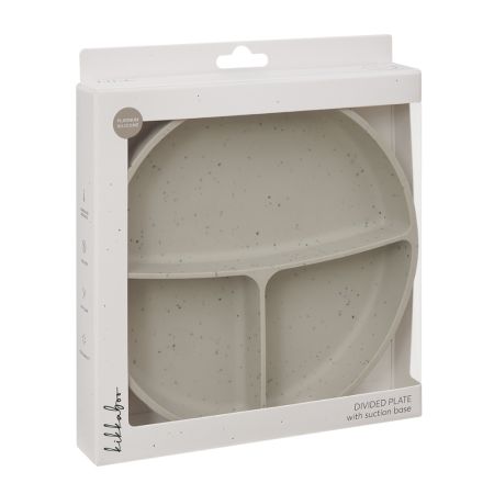 Farfurie pentru bebelusi cu compartimente si baza cu ventuza, Sand, 600 ml, Kikka Boo 743564