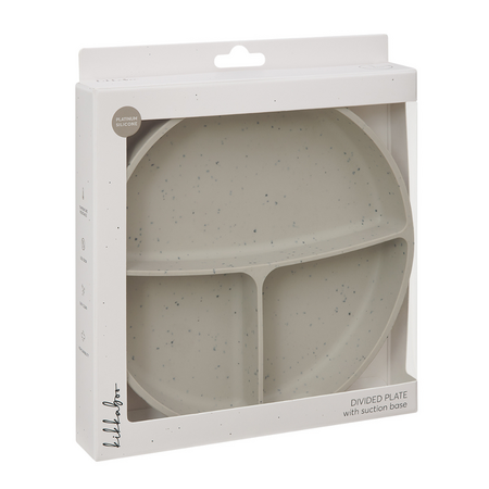 Farfurie pentru bebelusi cu compartimente si baza cu ventuza, Sand, 600 ml, Kikka Boo 743564