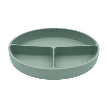 Farfurie pentru bebelusi cu compartimente si baza cu ventuza, Sage, 600 ml, Kikka Boo 743570