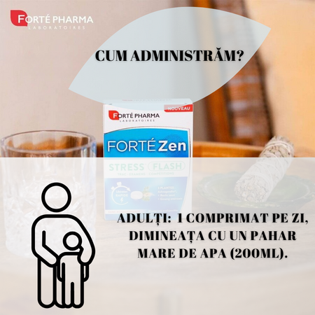 Forte Zen Stress Flash, 10 comprimate orodispersabile, Forte Pharma 765949