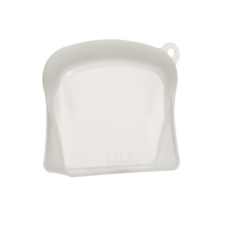 Punga alimentara din silicon reutilizabila Platinum, Sand, 600 ml, Kikka Boo 743609