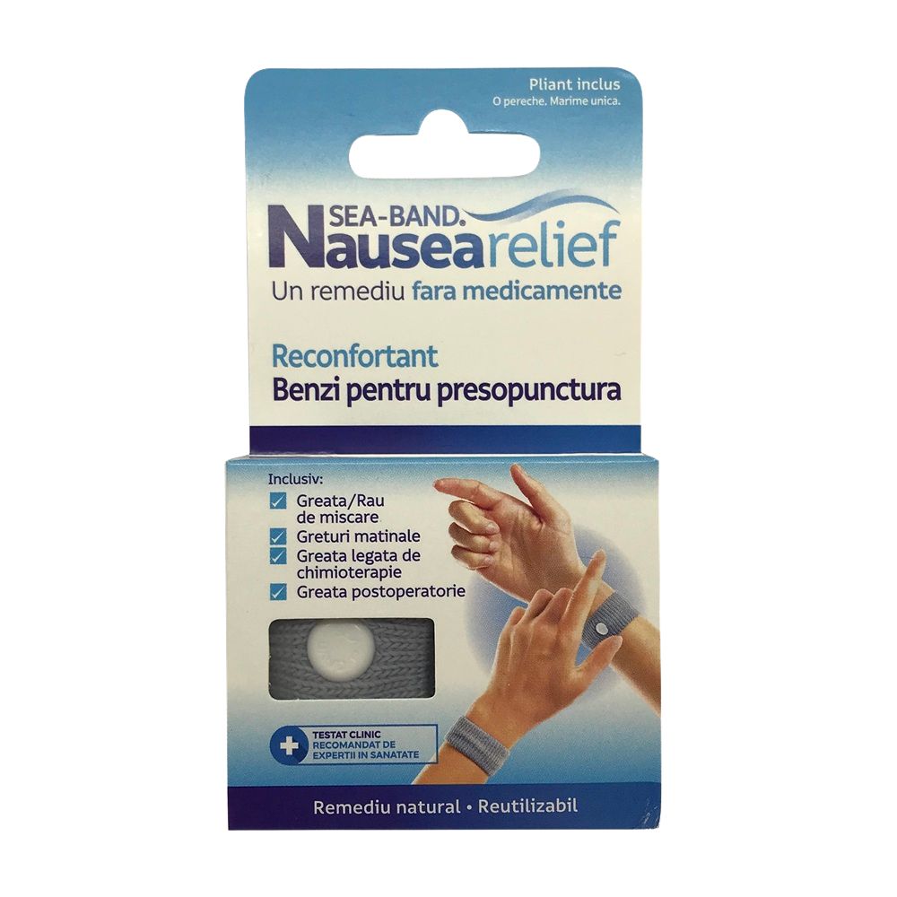Bratara rau de miscare pentru adulti, 2 bucati, Sea Band