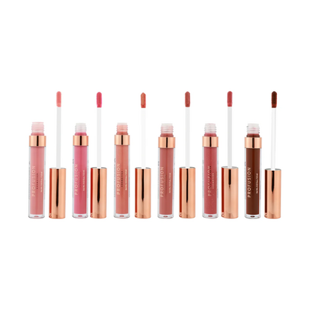 Set de gloss-uri pentru buze cu luciu intens, Pucker Up, 6 x 3.5 ml, Profusion Cosmetics 743646