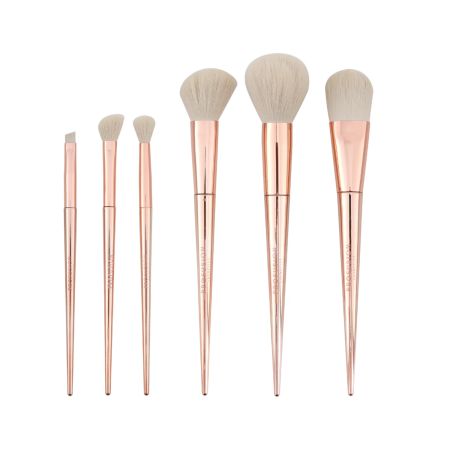 Set pensule pentru machiajul fetei si al ochilor, Brush Crush, 6 bucati, Profusion Cosmetics 743648