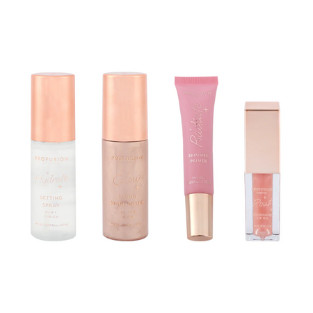 Set 4 produse de machiaj Glow Icons, Profusion Cosmetics 743659