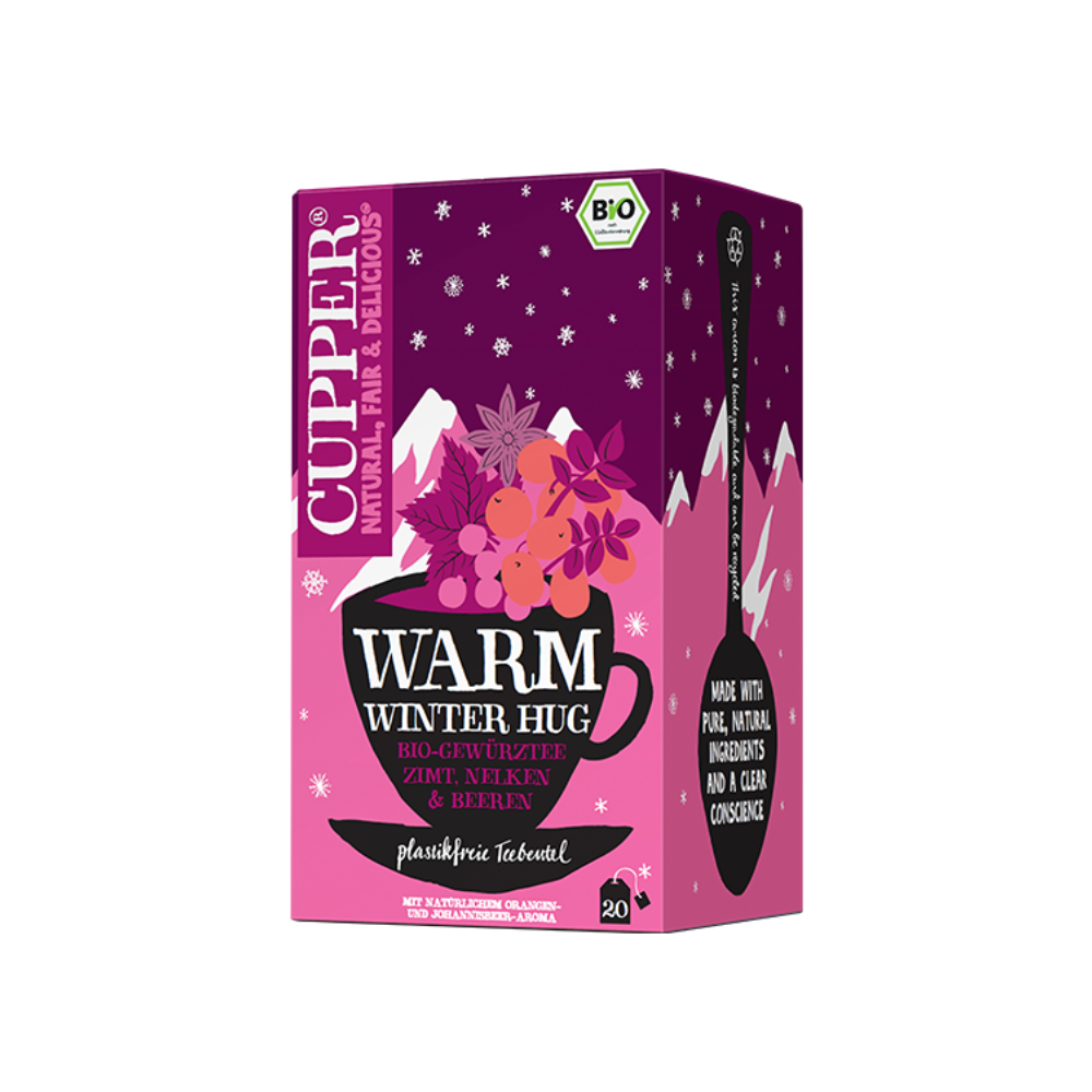 Ceai de iarna Bio cu fructe de padure, anason si merisoare, 20 plicuri, Cupper