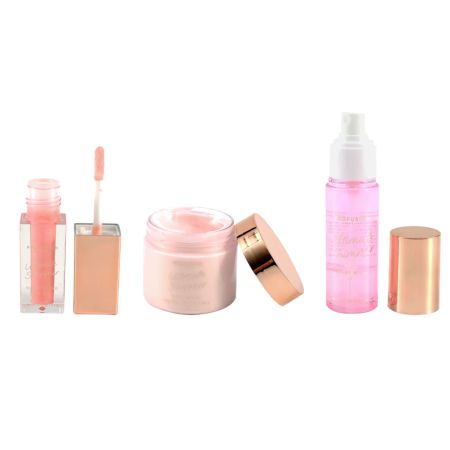 Set spray de corp, unt de corp si ulei de buze Ultimate Shimmer, Profusion Cosmetics 743671