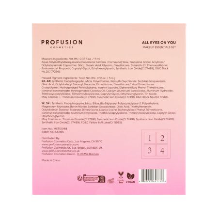 Set 6 produse pentru machiaj All Eyes On You, Profusion Cosmetics 743677