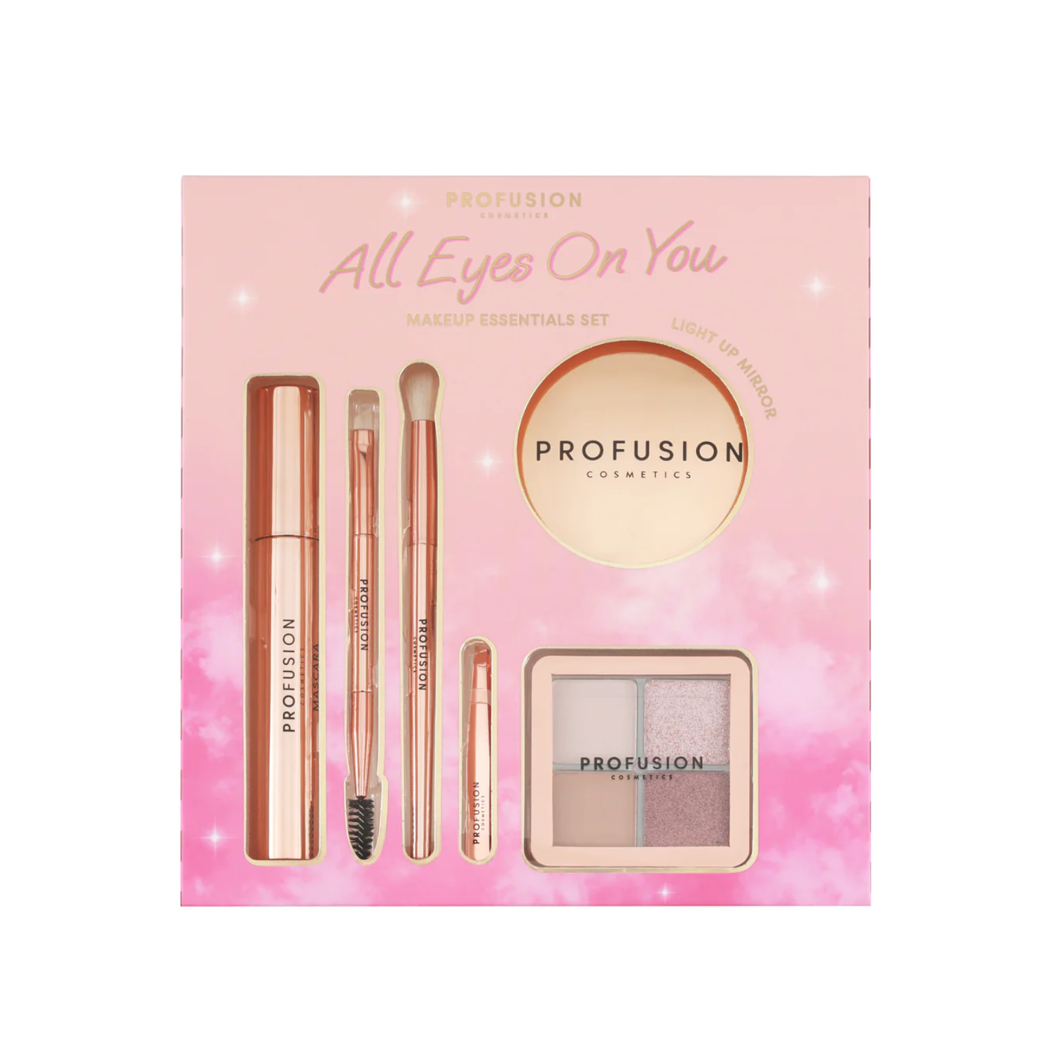Set 6 produse pentru machiaj All Eyes On You, Profusion Cosmetics