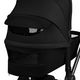 Carucior reversibil  2 in 1 cu landou si ventilatie 3D Mika Plus, pana la 22 kg, Negru, Lionelo 743710