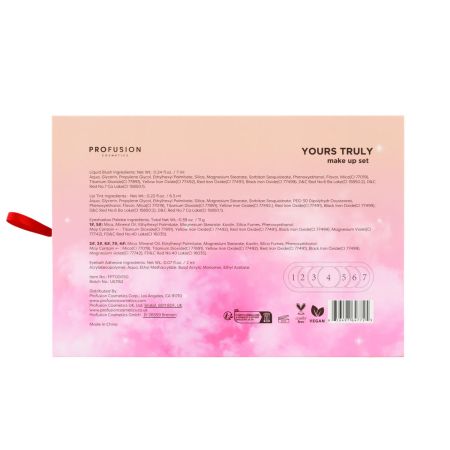 Set pentru machiaj Yours Truly, Profusion Cosmetics 743709