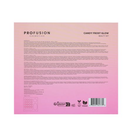 Set pentru machiaj Candy Frost Glow, Profusion Cosmetics 743740