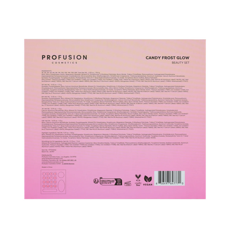 Set pentru machiaj Candy Frost Glow, Profusion Cosmetics 743740