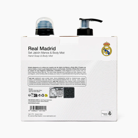 Set pentru barbati cu sapun lichid si spray pentru corp, Real Madrid 743802
