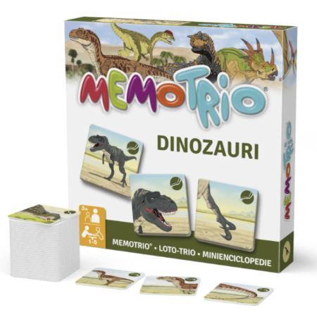 Joc educativ Memotrio, Dinozauri, 3 ani+, Star-E