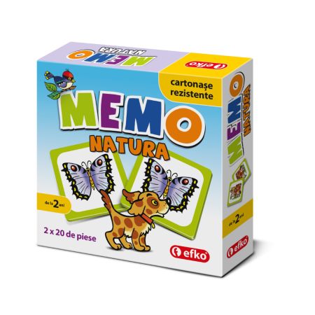 Joc educativ Memo, Natura, 2 ani+, Star-E