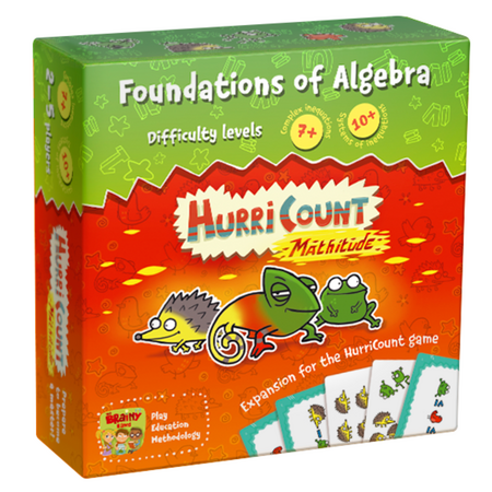 Jocul educativ din hartie si carton, HurriCount Mathitude, 7 ani+, The Brainy Band