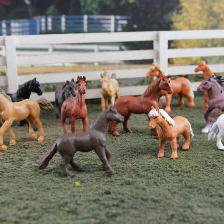 Set figurine pictate manual, Cai din rase, 3 ani+, 12 bucati, Safari Ltd 743892