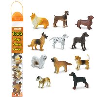 Set figurine pictate manual, Caini, 3 ani+, 11 bucati, Safari Ltd