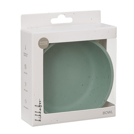 Bol din silicon Platinum, Sage Green, + 6 luni, 200 ml, Kikka Boo 743924