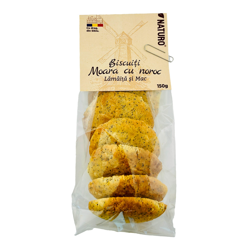 Biscuiti lamaita si mac Moara cu Noroc, 150 g, Naturo