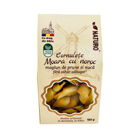 Cornulete cu magiun de prune si nuca Moara cu Noroc, 150 g, Naturo