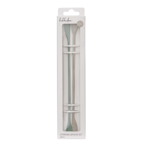 Set 2 lingurite din silicon Platinum, Kikka Boo 743979