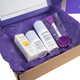 Kit anti-imperfectiuni cu ser Brighten+ masca Exfoliate+pensula+mini crema Protect SPF50+, 30+50+15g, Se:Reskin 744033