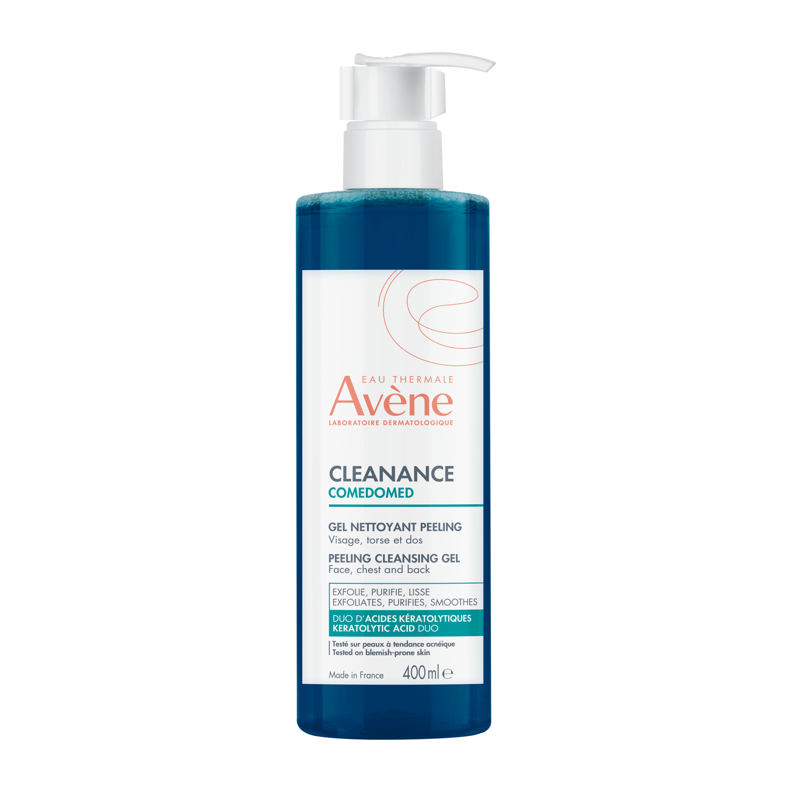 Gel de curatare exfoliant Comedomed Peeling Cleanance, 400 ml, Avene