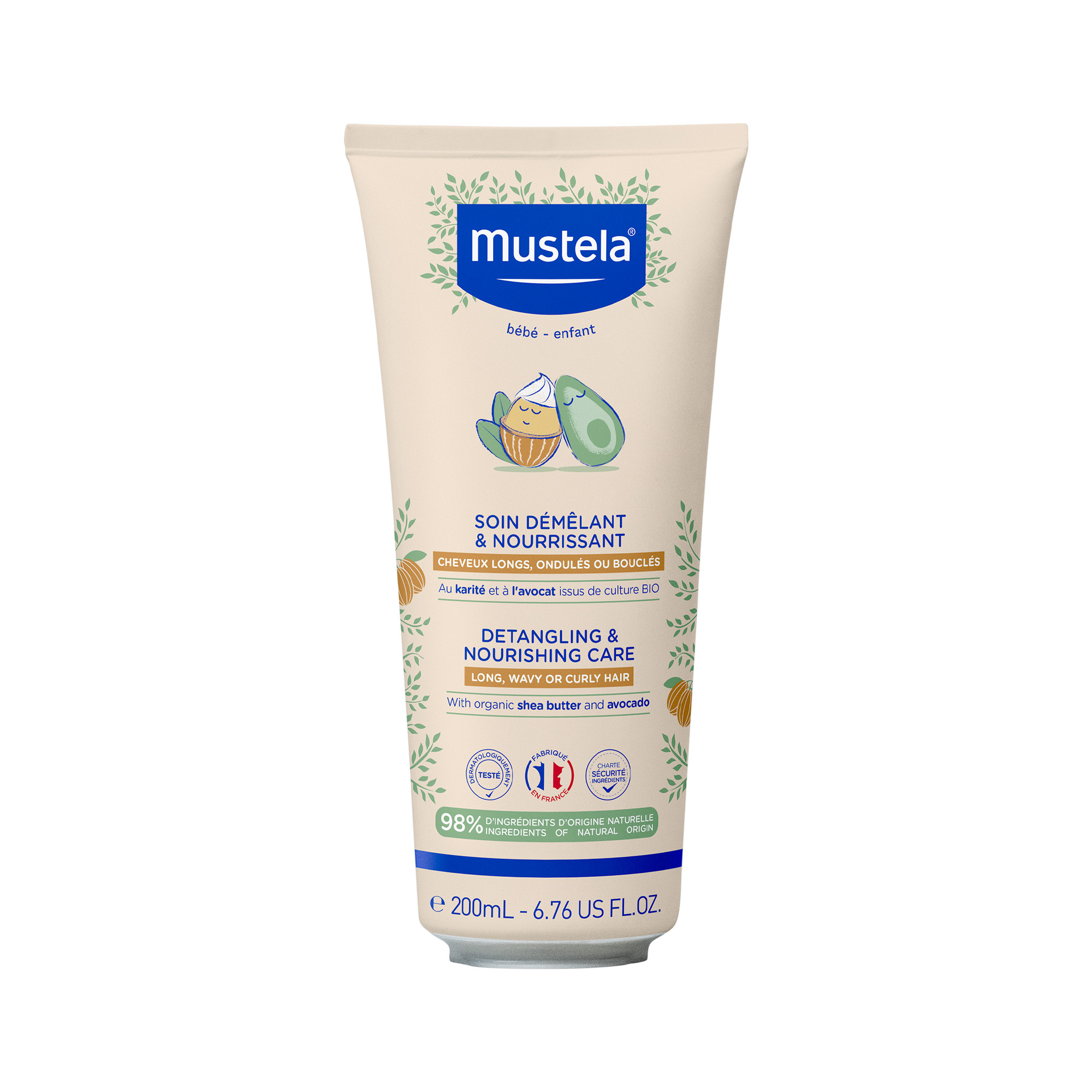 Crema hranitoare pentru descurcarea parului, 200 ml, Mustela