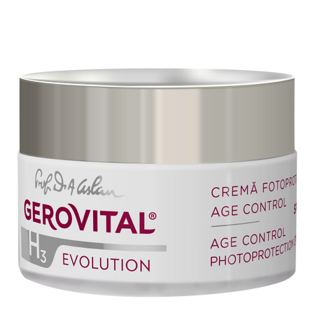Crema fotoprotectie Age Control cu SPF50 H3 Evolution, 50 ml, Gerovital 744165