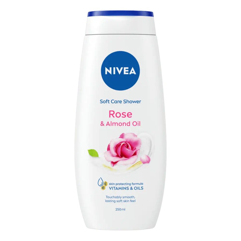 Gel de dus Rose & Almond Oil, 250 ml, Nivea