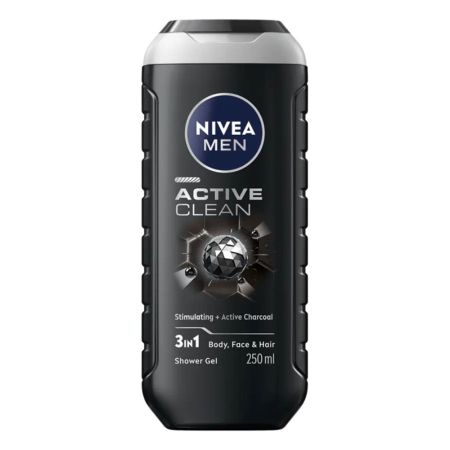 Gel de dus Men Active Clean, 250 ml, Nivea