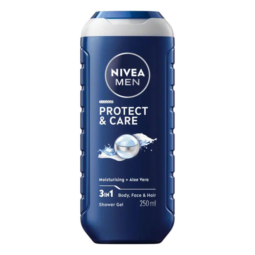 Gel de dus Protect & Care, 250 ml, Nivea Men