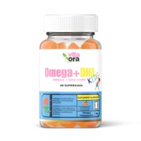 Omega + Dha Kids Super Gelee, aroma de portocale, 60 jeleuri, Vita Ora