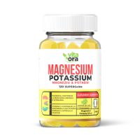 Magnesium Potasium Super Gelee, aroma de lime, 120 jeleuri, Vita Ora