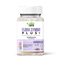 Flora Symbio Plus Super Gelee, aroma de vanilie, 60 jeleuri, Vita Ora