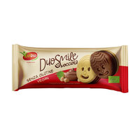 Biscuiti Bio cu umplutura de alune fara gluten Duosmile, 40 g, Vivibio